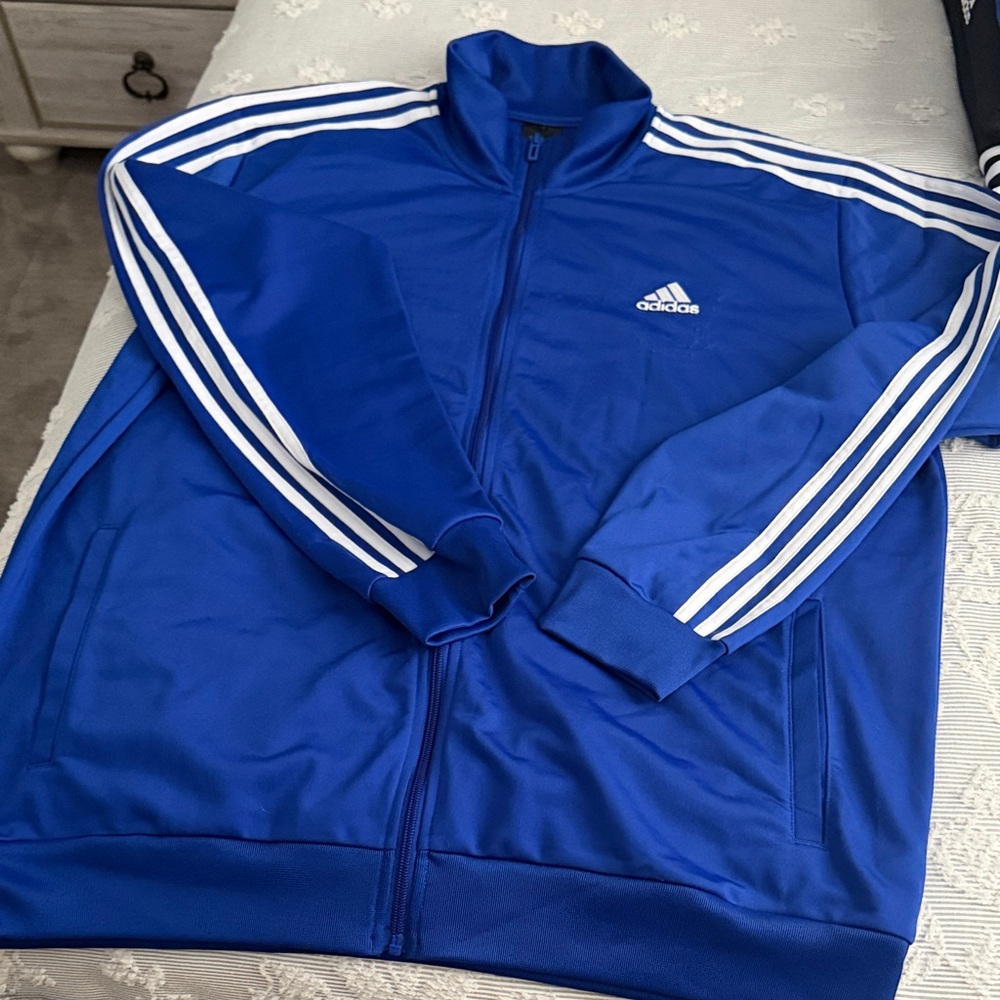 Adidas Men's Royal Blue Track Jacket